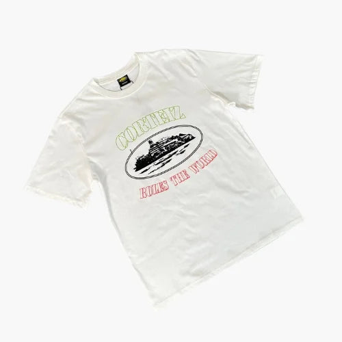 Corteiz Multicolor T Shirt White