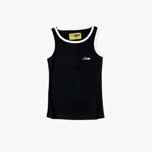 Corteiz OG Contrast Black Tank Top