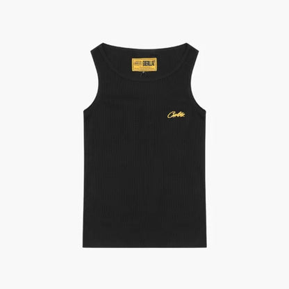Corteiz OG Contrast Tank Top Black