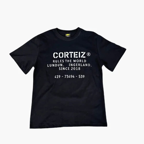 Corteiz OG Stencil T Shirt Black