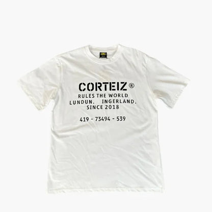 Corteiz OG Stencil T Shirt White