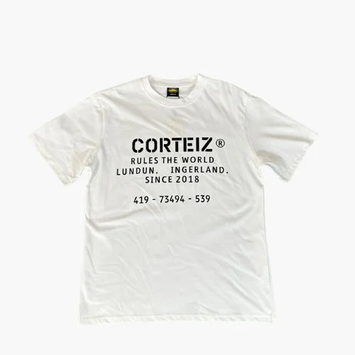 Corteiz OG Stencil T Shirt White