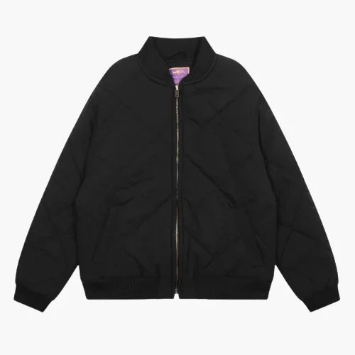 Corteiz Olde English Bomber Jacket – Black