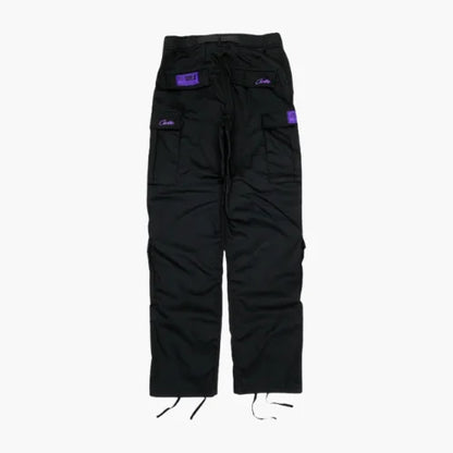 Corteiz Purp Guerillaz Cargos BlackPurple