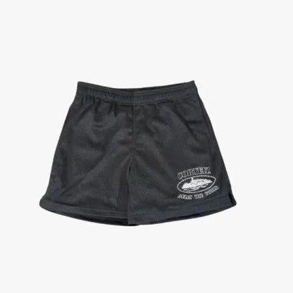 Corteiz RTW Mesh Shorts Black