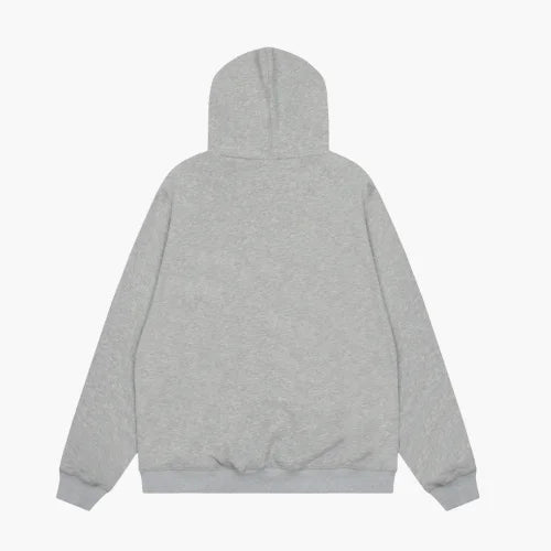 Corteiz Satin Allstarz Applique Hoodie Grey
