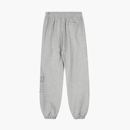 Corteiz Satin Allstarz Applique Joggers Grey