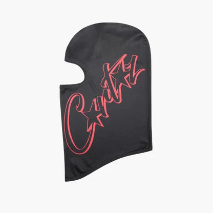 Corteiz Skimask Balaclava Black Red