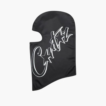 Corteiz Skimask Balaclava Black White