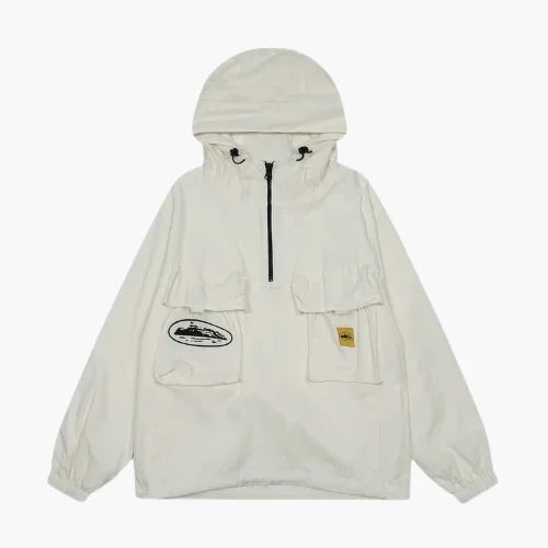 Corteiz Storm Jacket White