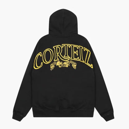 Corteiz Superior Royale Zip Tracksuit Black Yellow
