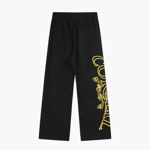 Corteiz Superior Royale Zip Tracksuit Black Yellow