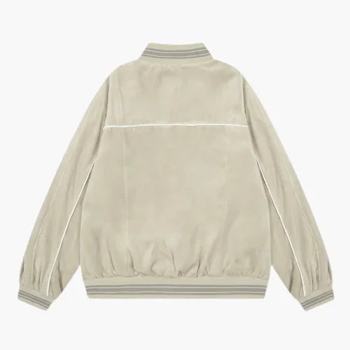 Corteiz VVS Uptown Velour Track Cream Jacket