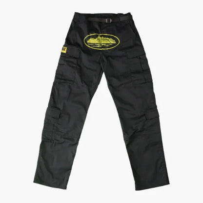 Corteiz Yella Guerillaz Cargos BlackYellow