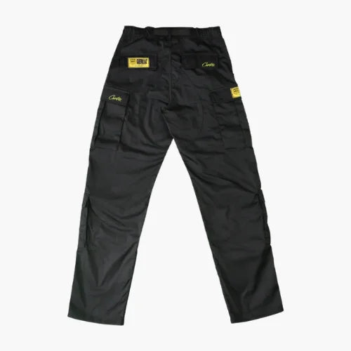 Corteiz Yella Guerillaz Cargos BlackYellow