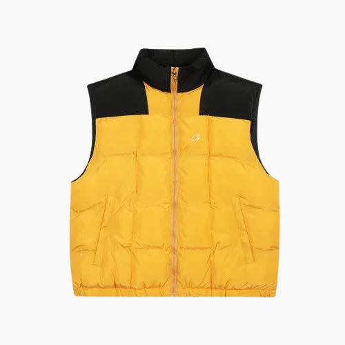 Corteiz Yellow Black Vest