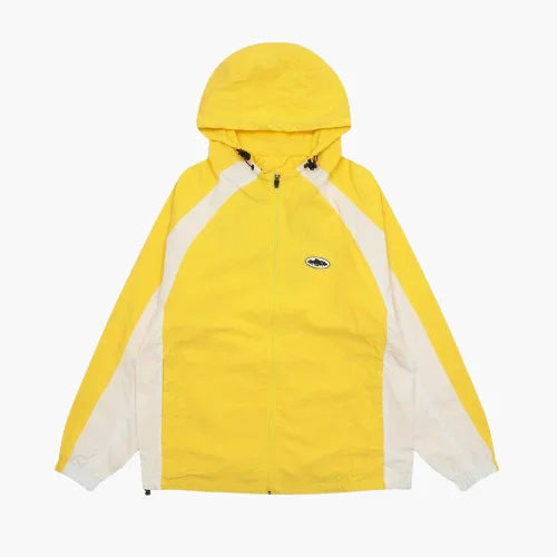 Corteiz YellowWhite Alcatraz Windbreaker