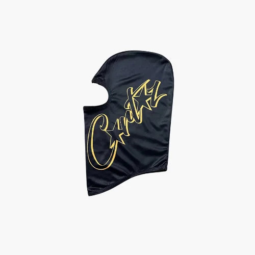 Corteiz Skimask Balaclava Black Gold