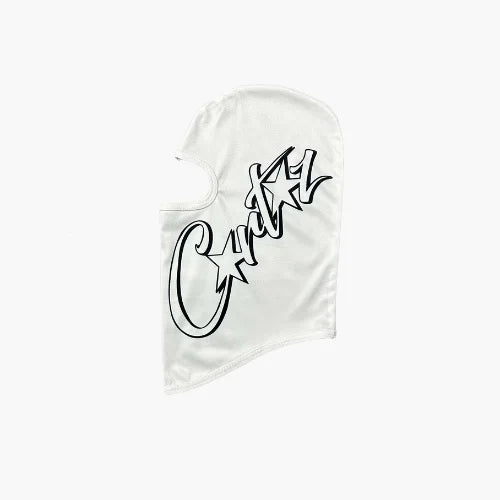 Corteiz Skimask Balaclava White