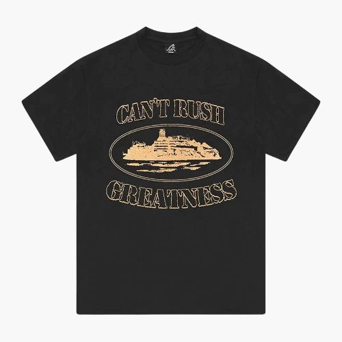 Corteiz x Central Cee Can’t Rush Greatness Black T Shirt