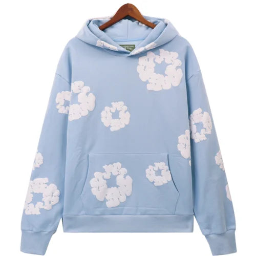 Denim Tears Hoodie Baby Blue