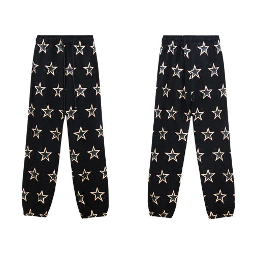 Denim Tears Star Sweatpants Black