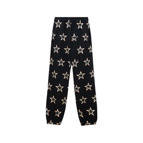 Denim Tears Star Sweatpants Black