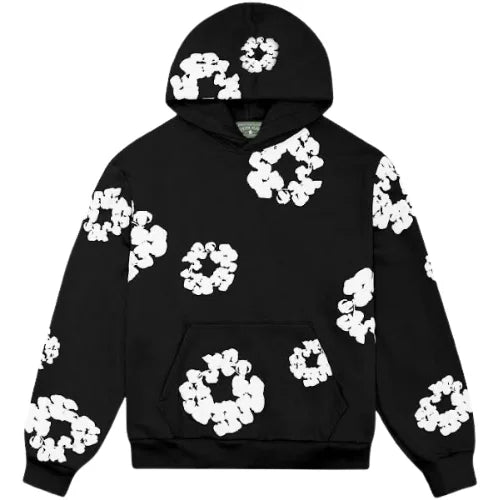 Denim Tears The Cotton Wreath Hoodie Black