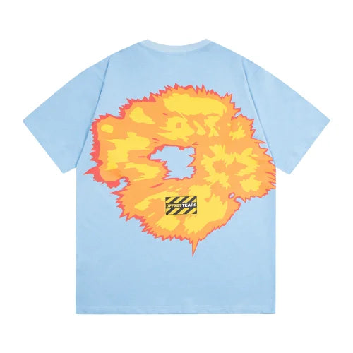 Denim Tears x Offset Set It Off 2 T-Shirt Sky Blue