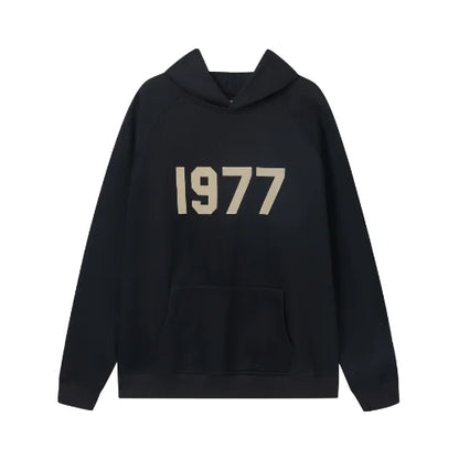 Essentials 1977 Black Hoodie