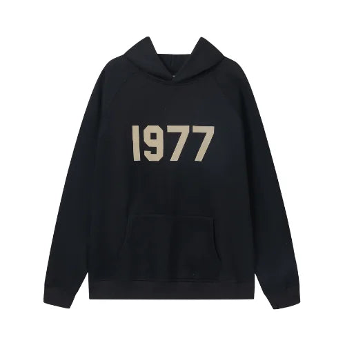 Essentials 1977 Black Hoodie