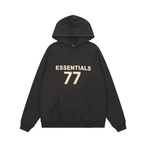Essentials 77 Black Hoodie