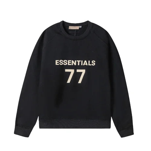 Fear of God Essentials 77 Hoodie Black