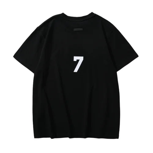 Essentials Black ABC Logo T Shirt