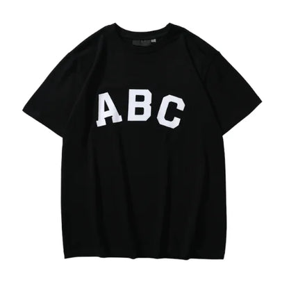 Essentials Black ABC Logo T Shirt