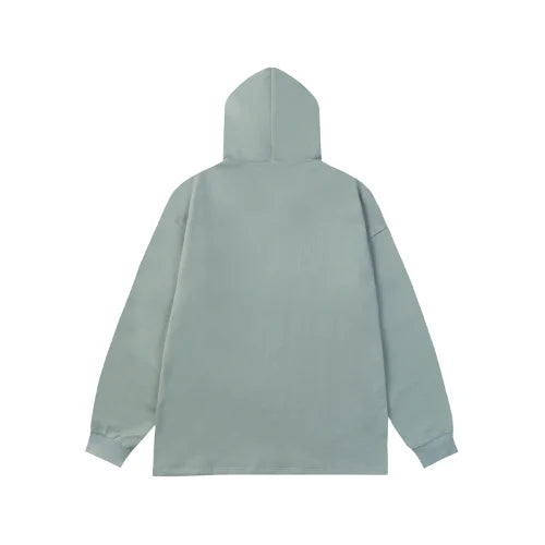 Essentials Cotton-Blend Jersey Bean Green Hoodie