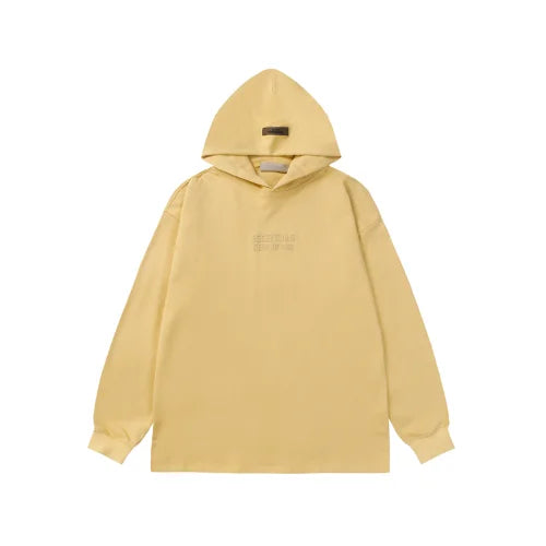 Essentials Cotton-Blend Jersey Yellow Hoodie