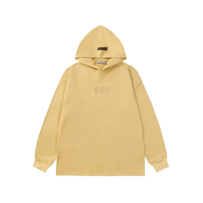 Essentials Cotton-Blend Jersey Yellow Hoodie