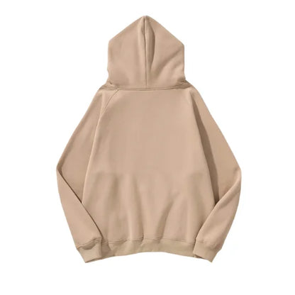 Essentials Embossed Relief Light Brown Hoodie