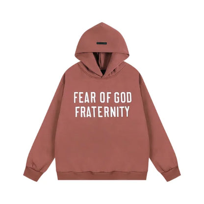 Essentials FOG Fraternity Hoodie Crimson