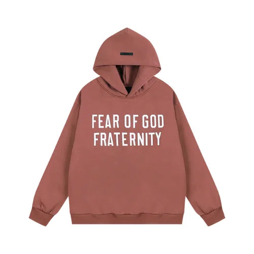 Essentials FOG Fraternity Hoodie Crimson