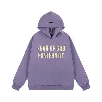 Essentials FOG Fraternity Purple Hoodie