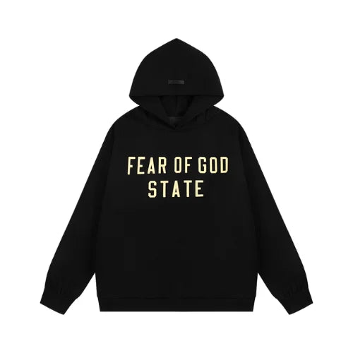 Essentials FOG State Black Hoodie