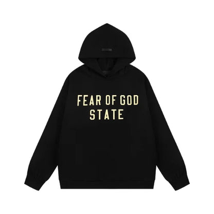 Essentials FOG State Black Hoodie
