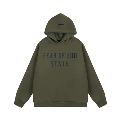 Essentials FOG State Olive Hoodie