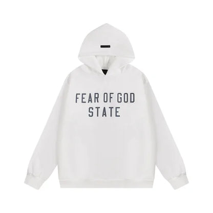 Essentials FOG State White Hoodie