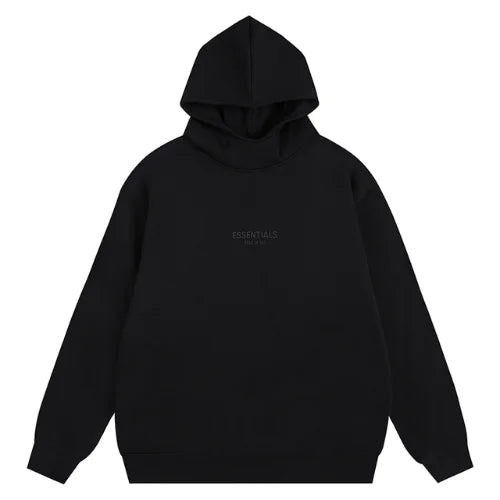 Essentials Gold Heather Black Hoodie