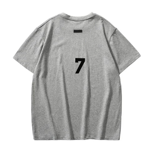 Essentials Grey ABC Logo T Shirt