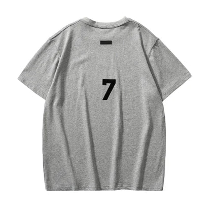 Essentials Grey ABC Logo T Shirt