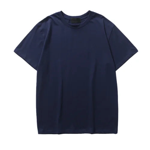 Essentials Navy Blue 7 Logo T Shirt
